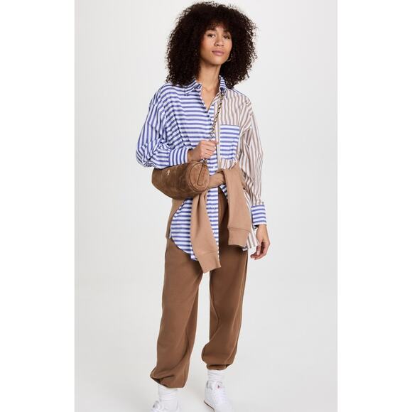 Apice Apart Striped Oversized Button Down size M - Picture 1 of 6